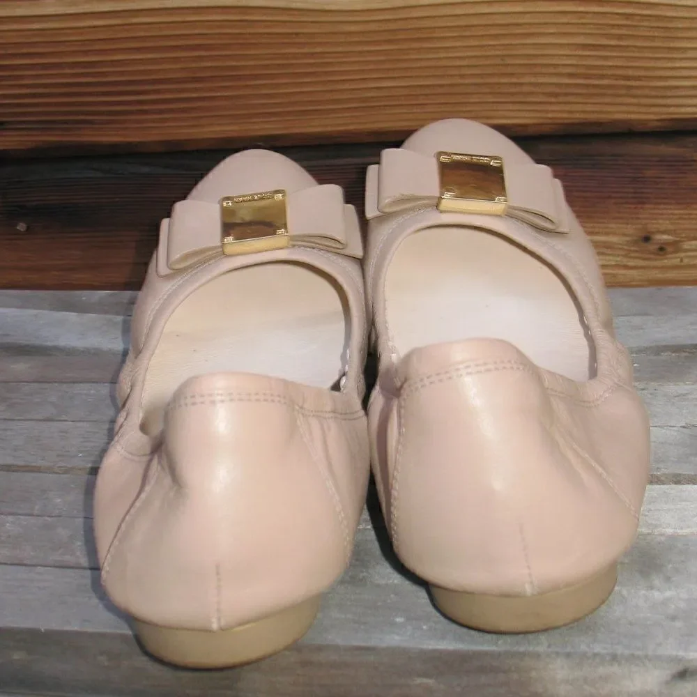 Cole Haan Grand Nude Bow Ballet Flats
